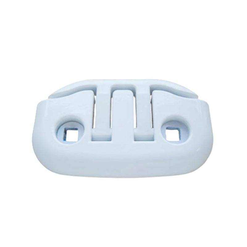 6" Flip-Up Cleat - White, Double Leg