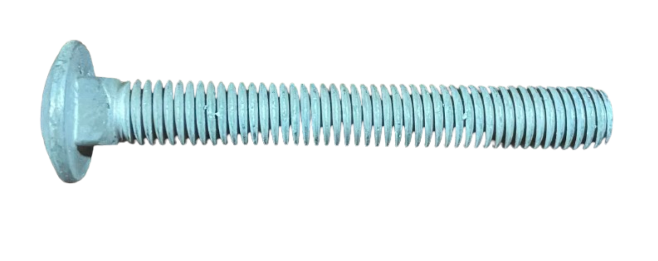 Carriage Bolt - 1/2" x 4" HDG - 125 pcs