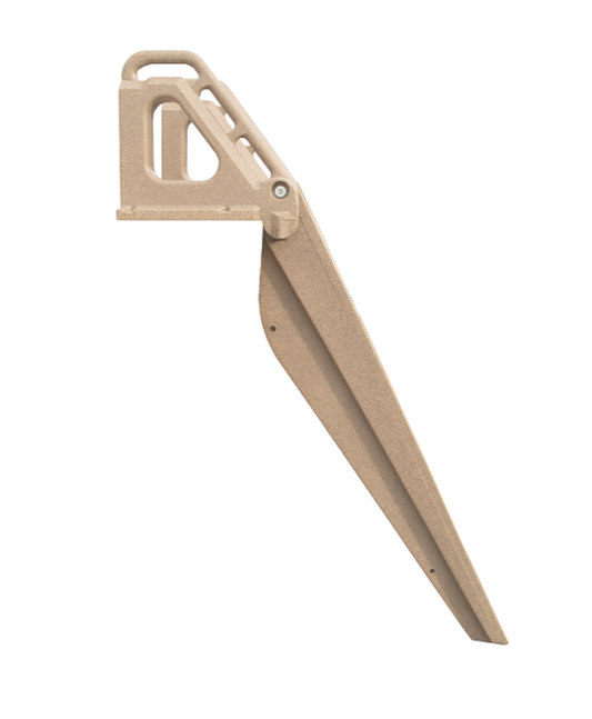 Techstar 5-Stair Angled Poly Ladder - Sandstone