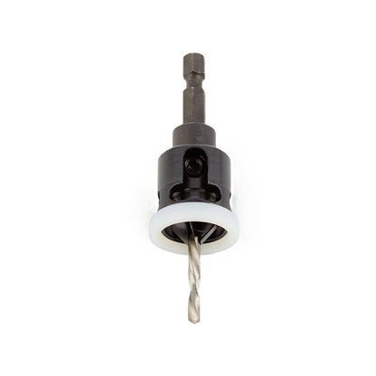 "Ipe Eater" 3/8" Countersink with 1/8" Pilot Hole and Depth Stop Assembly