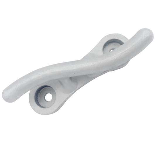 10" Aluminum S-Cleat - White