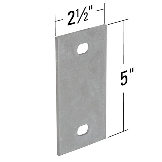 2 Hole Washer Plate - 3/8" Holes