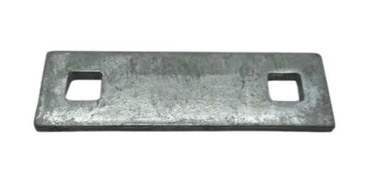 2 Hole Extra Heavy Washer Plate - 1/4" Plate - 1/2" Holes