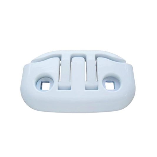 6" Flip-Up Cleat - White, Double Leg