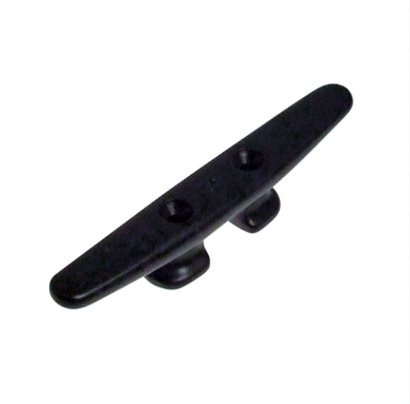 8" Aluminum Open Based Cleat - Black
