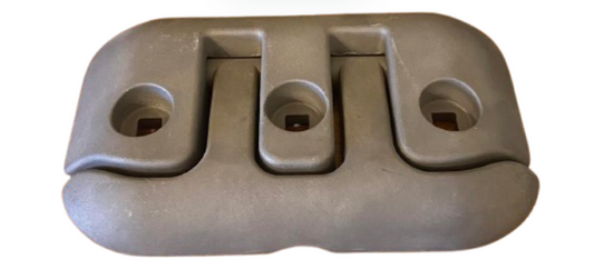 8" Flip-Up Cleat - Teflon Coated Aluminum
