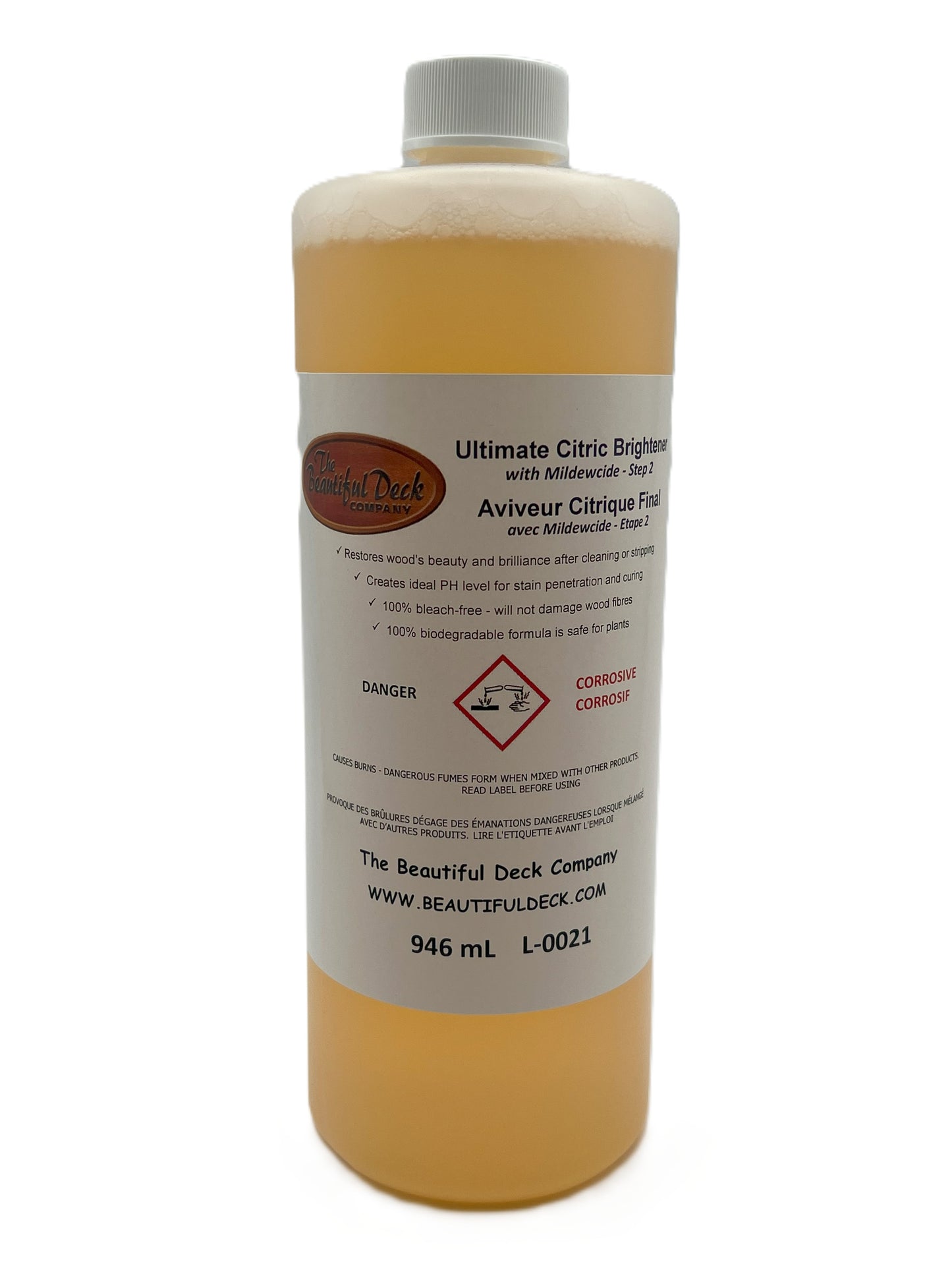 Ultimate Citric Brightener (now in liquid and containing Mildewcide) - Step 2 (400 sq ft)
