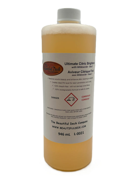 Ultimate Citric Brightener (now in liquid and containing Mildewcide) - Step 2 (400 sq ft)