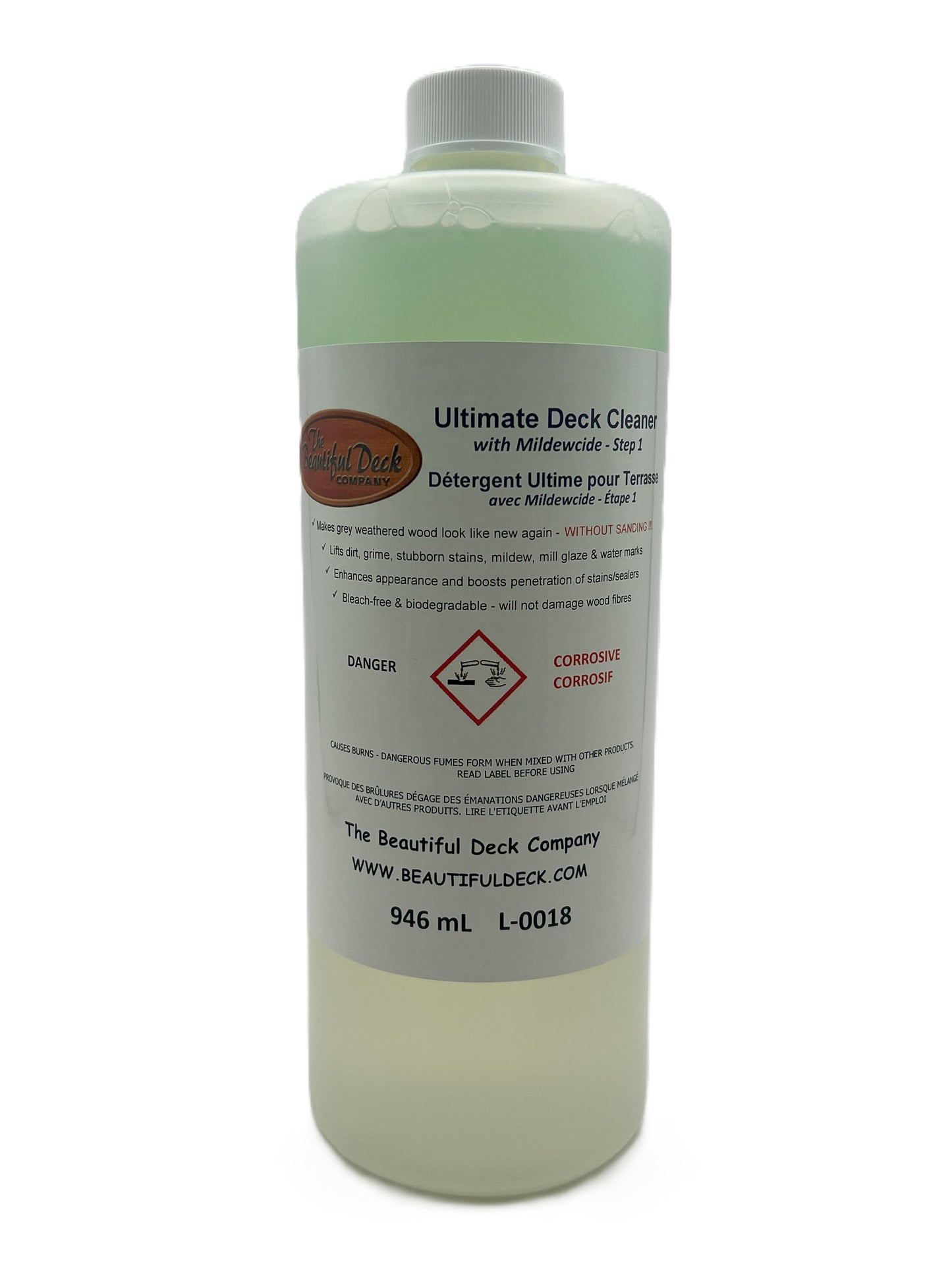Ultimate Deck Cleaner with Mildewcide - Step 1 (400 sq ft)