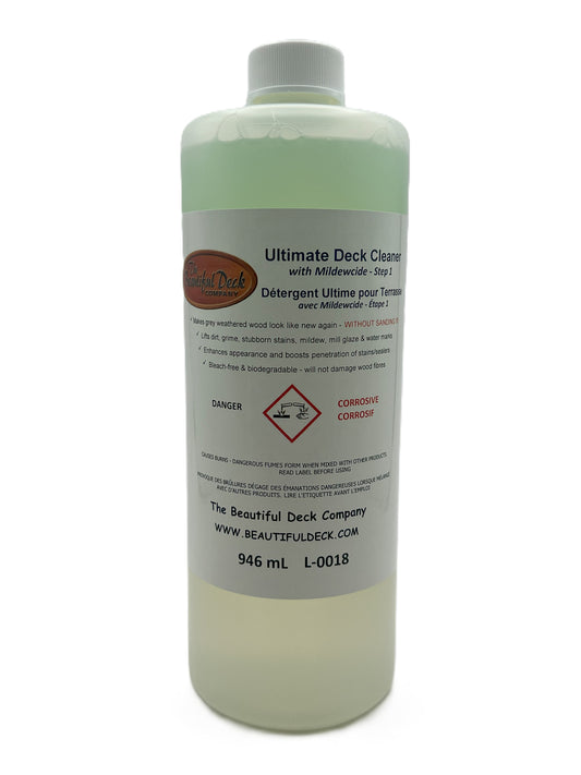 Ultimate Deck Cleaner with Mildewcide - Step 1 (400 sq ft)