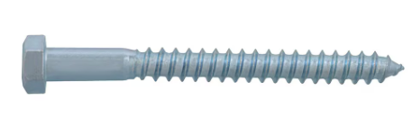 Hex Lag Bolt - 3/8" x 4" HDG - 275 pcs