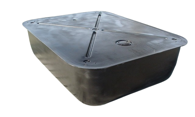 Ultimate HDPE Dock Floats - 3ft x 4ft x 12", 600lbs Bouyancy